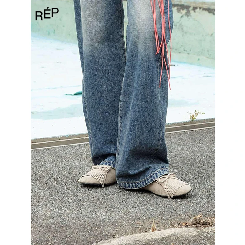 REP-OPEN YY设计师品牌米黄色单鞋 25SS 早春穿搭