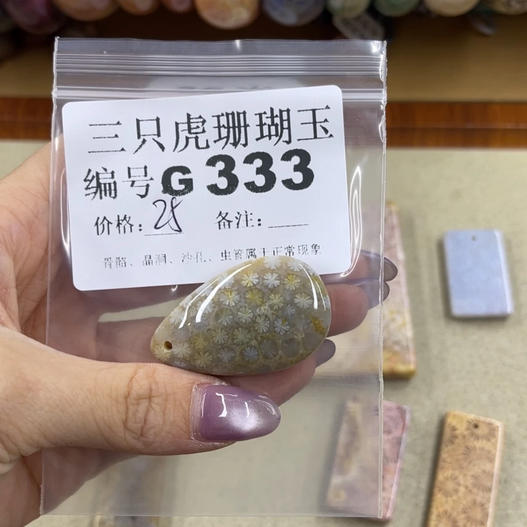 T***y未镶嵌h硅化珊瑚（珊瑚玉）