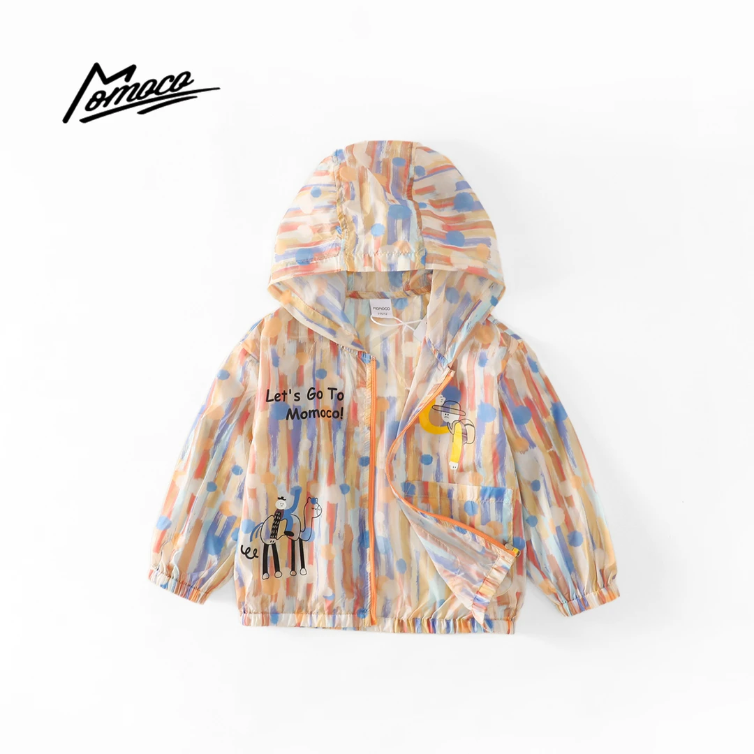 MOMOCO男童夏季防晒外套皮肤衣百搭韩版休闲薄外套77230111007