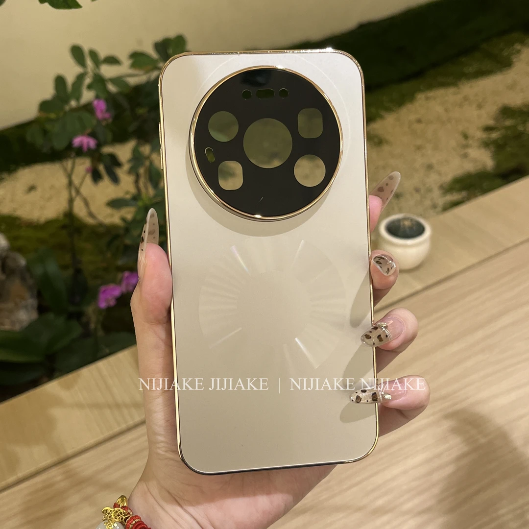 Mate80简约高级镜头膜全包适用华为mate70手机壳mate60pro防摔p80