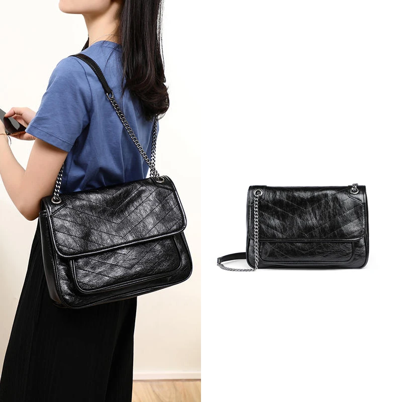 流浪包包链条菱格百搭