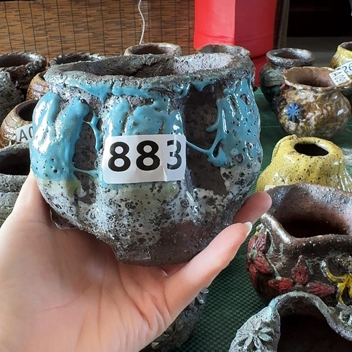 汪***溯内口8高8粗陶手工制作