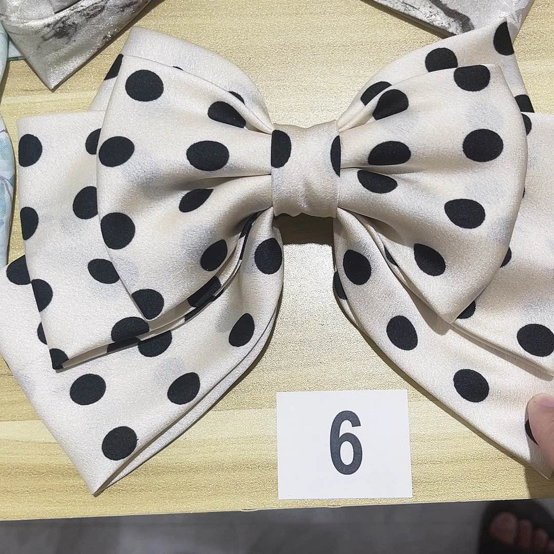 皮质铁合金蝴蝶结发夹