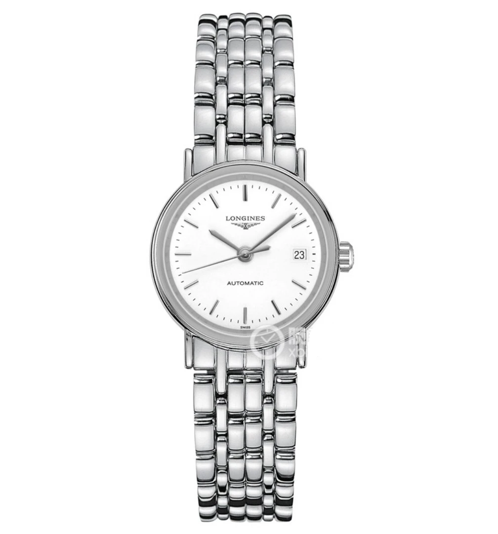 99新 Longines/浪琴 /瑰丽221白盘精钢/表径25.5/自动机械女表