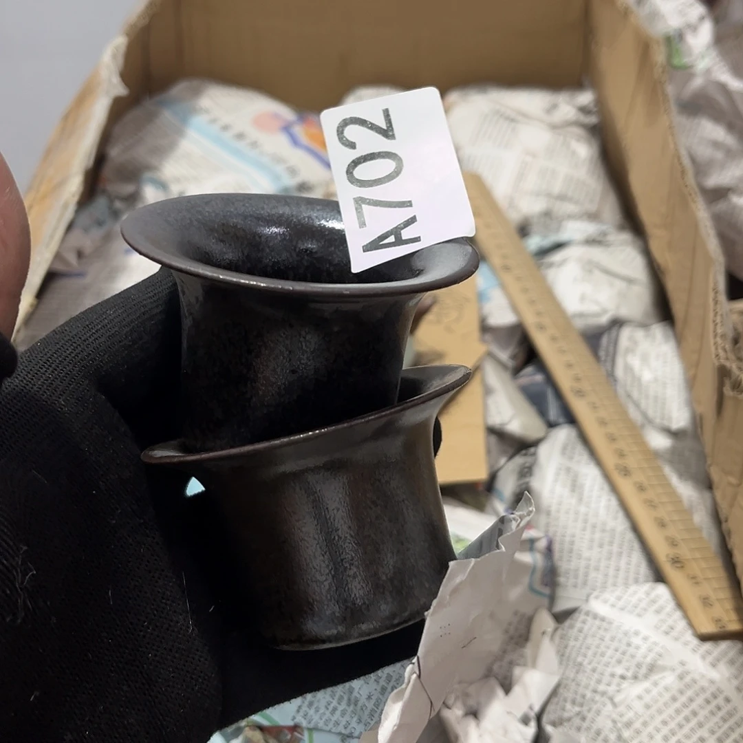 苍***光瓷片茶摆件工艺品摆件666