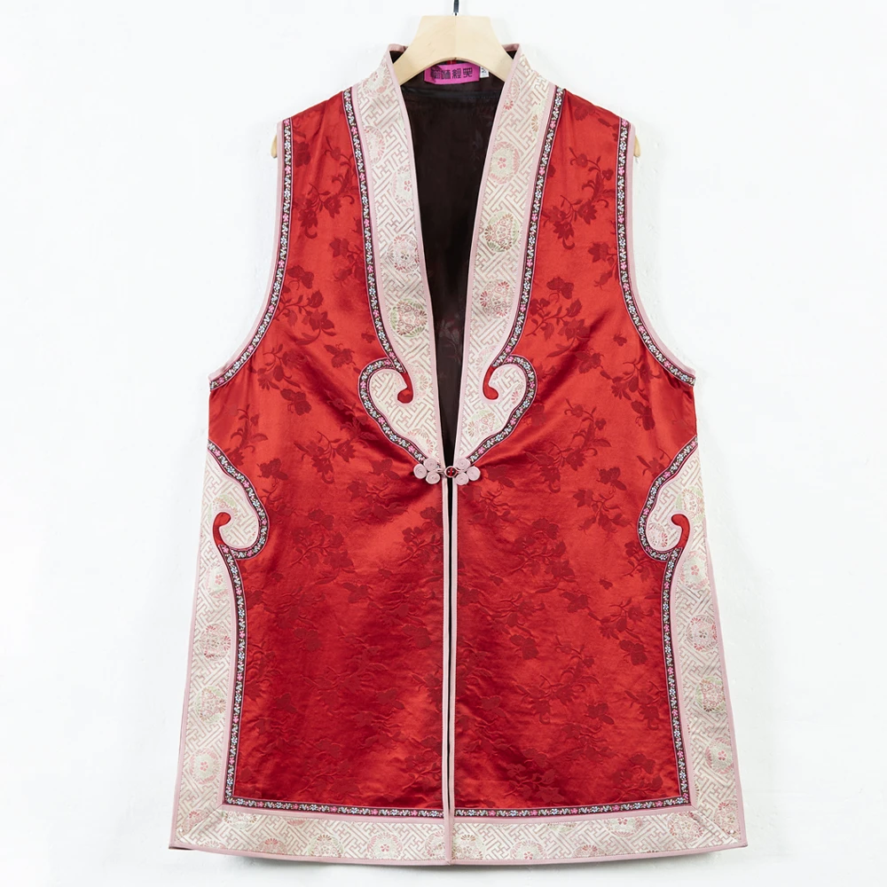 华族经典【璀璨明珠】40姆米重缎香云纱马甲