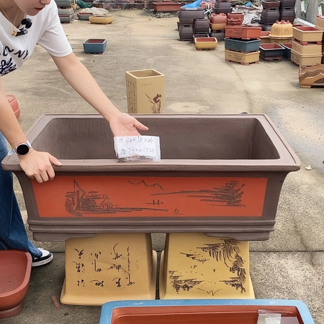 紫砂花盆紫砂花盆