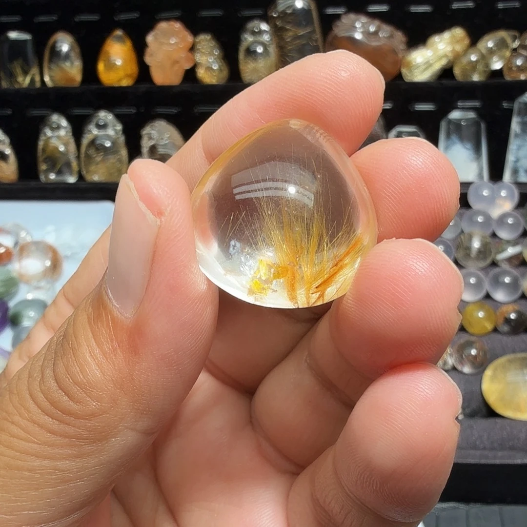 卡***粒颈饰水晶未镶嵌水晶
