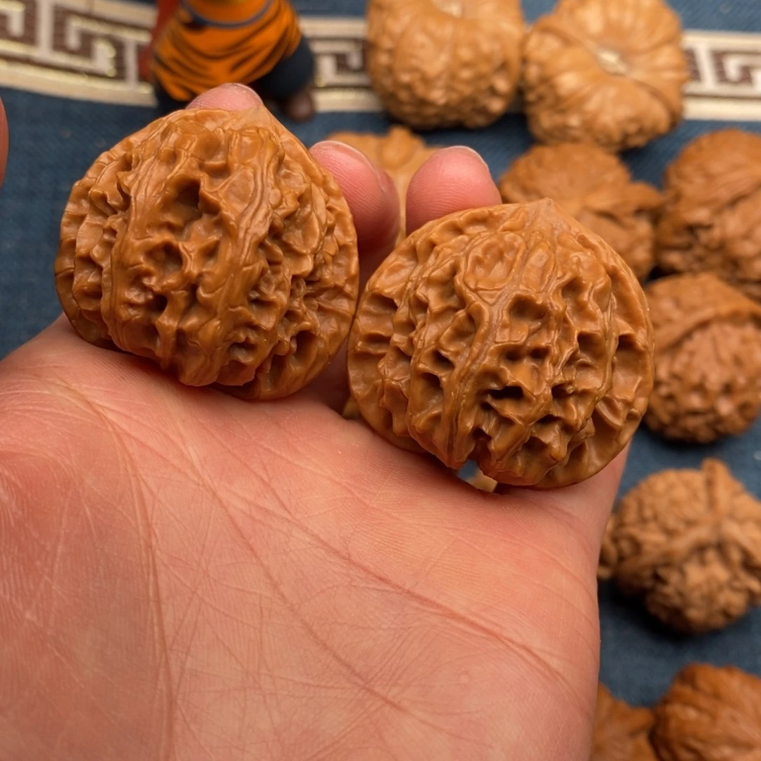 文玩核桃把件38苹果