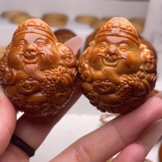 橄榄核手串/手链龙财一对