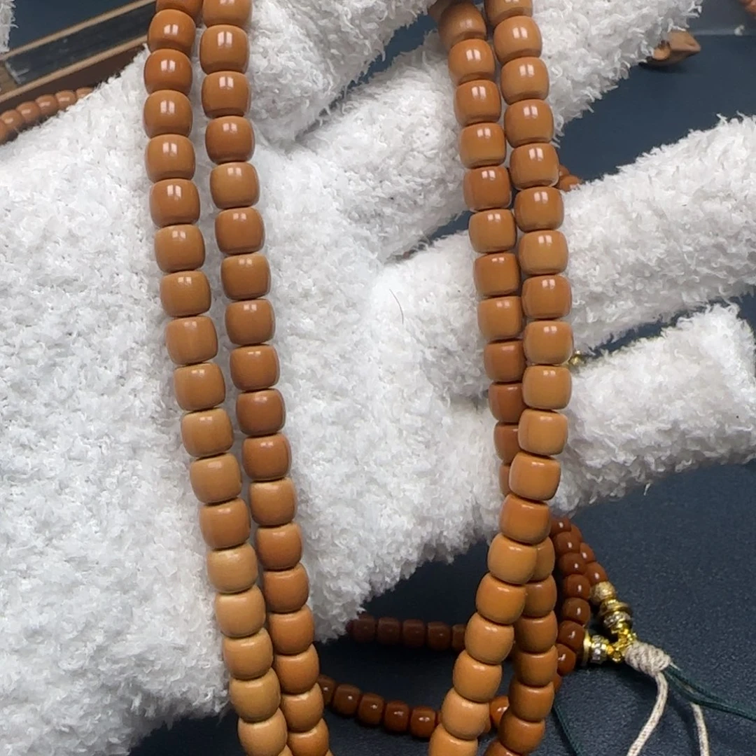 橄榄核手串清水树王三花无白7.5福利