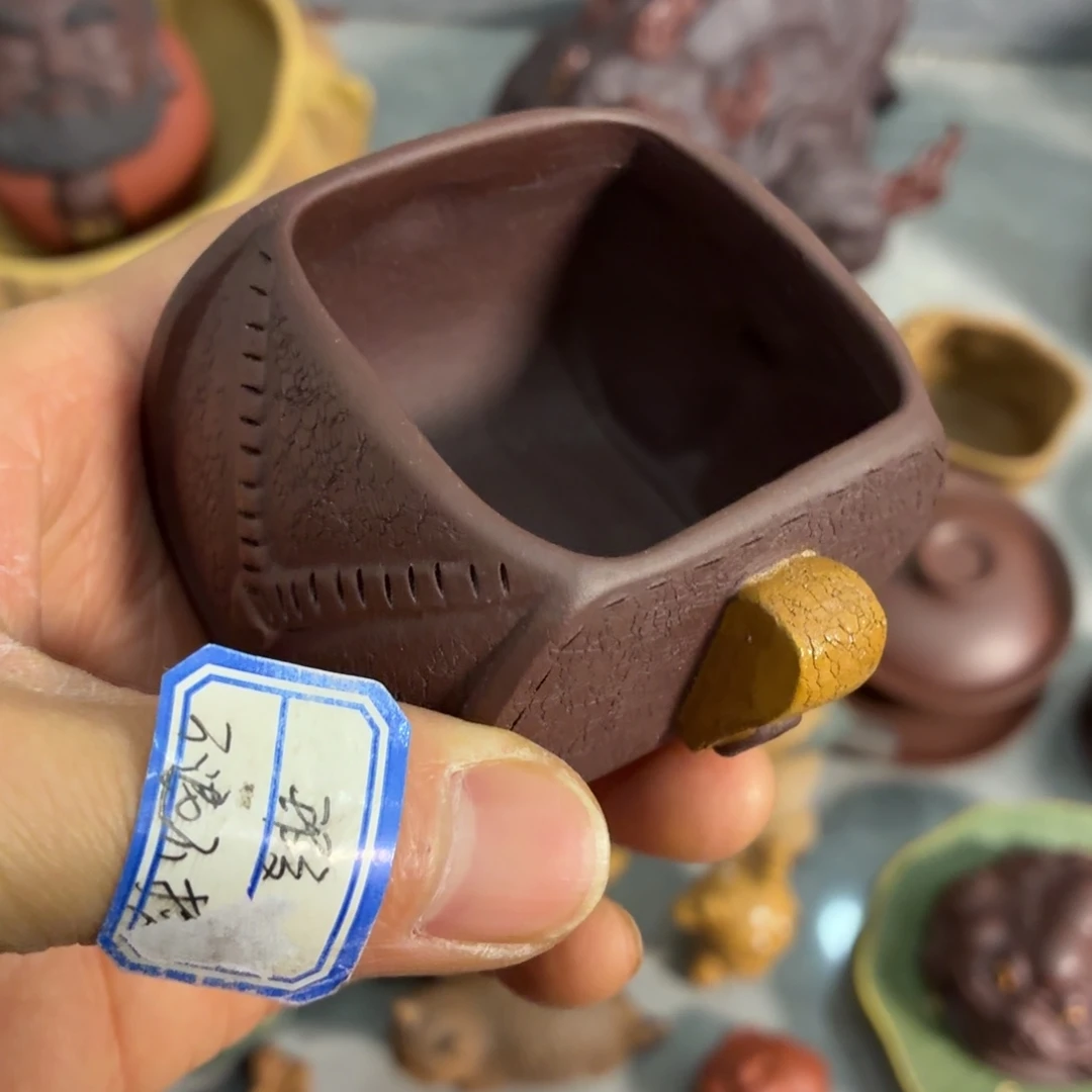 紫砂茶杯瑕疵不退不换介意勿拍