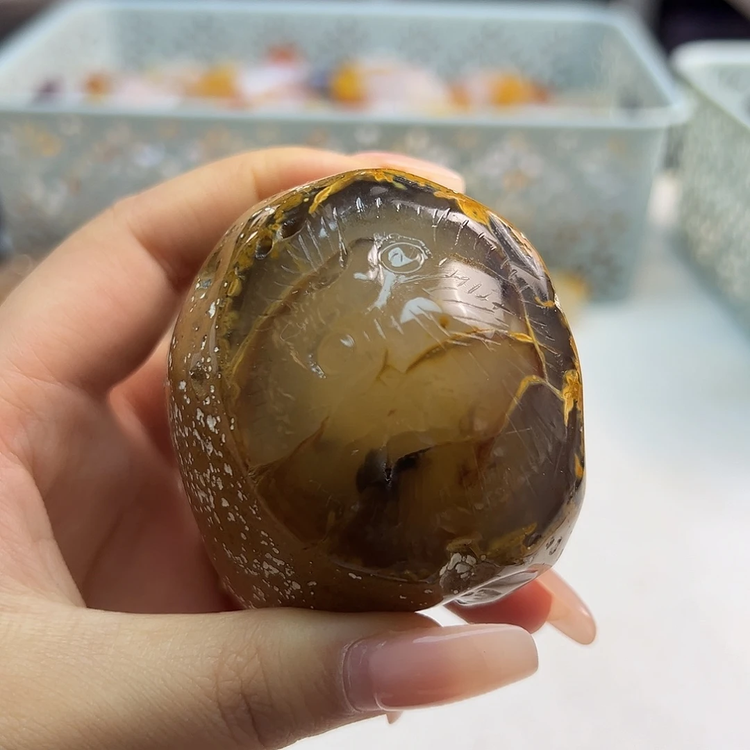 玛瑙/玉髓合金颈饰