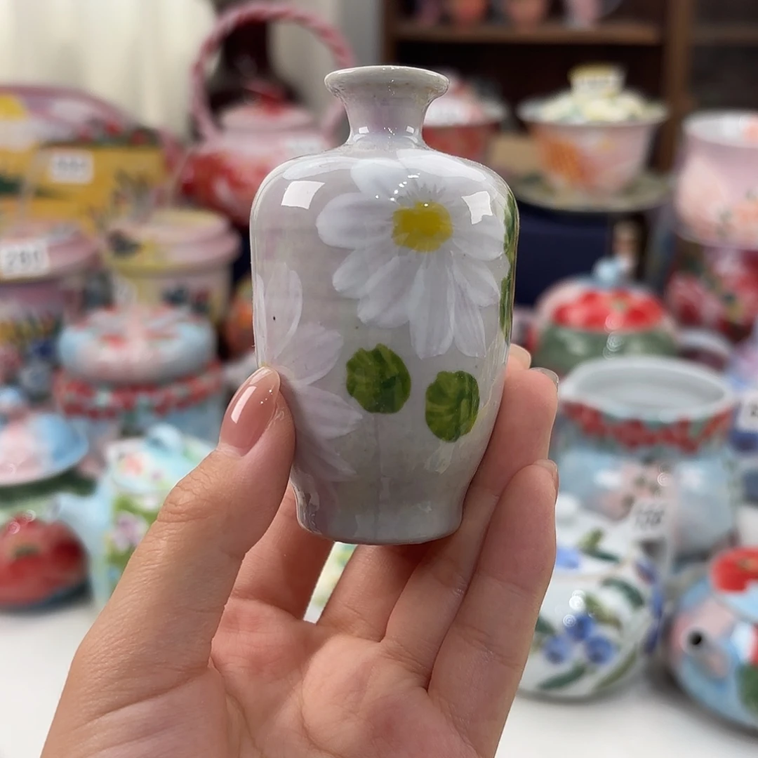 景德镇手绘高温釉下彩陶瓷茶具