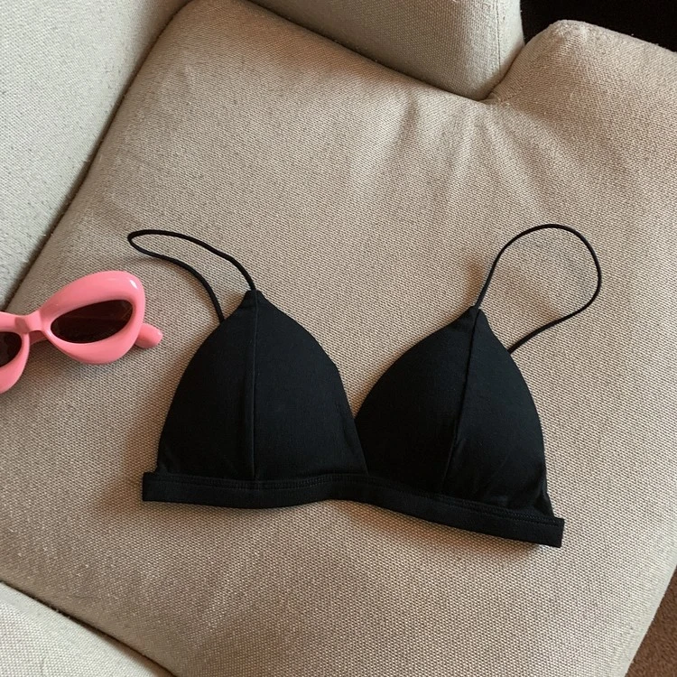 ins风辣妹性感V领吊带内衣女装夏季2025新款内搭修身美背打底上衣