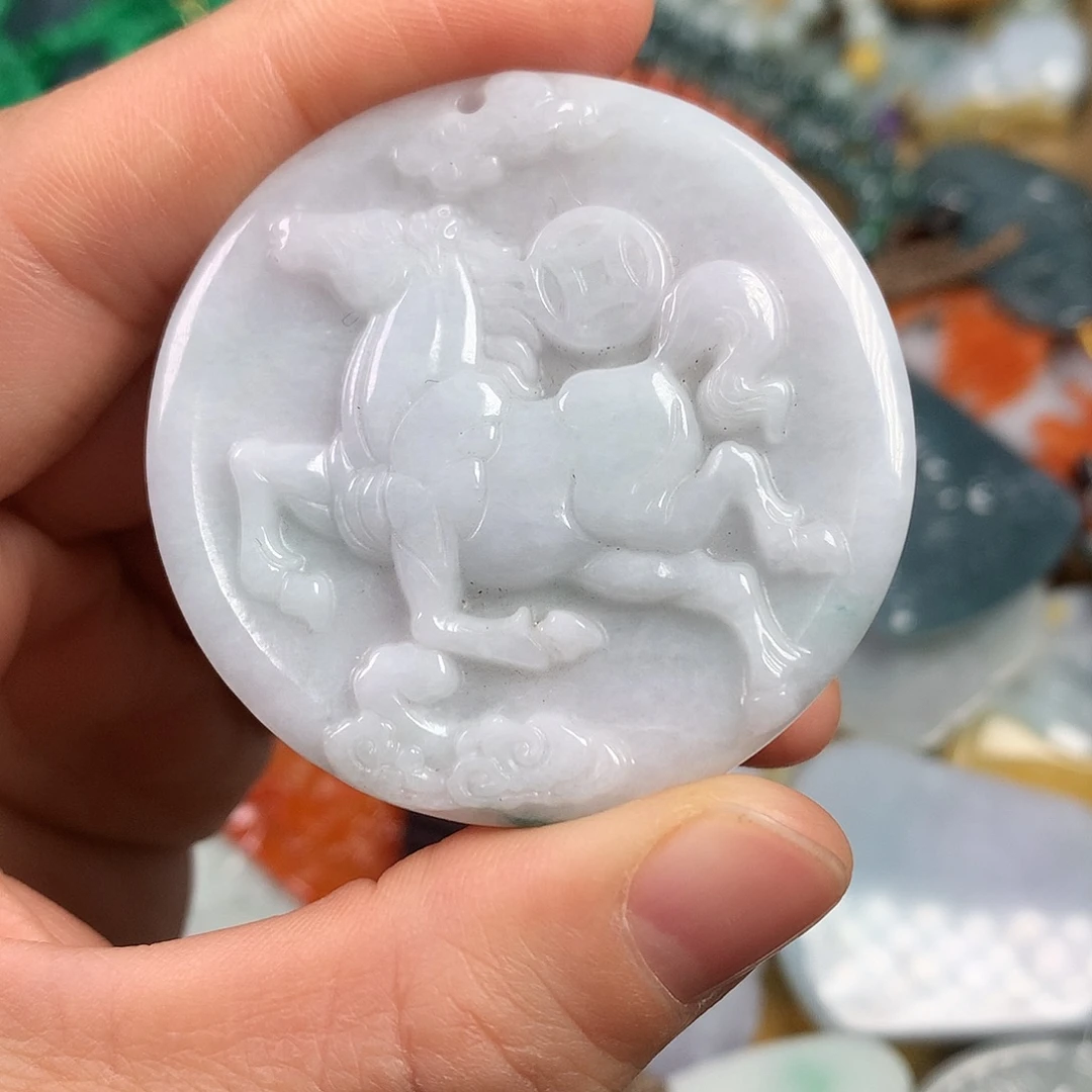 翡翠未镶嵌颈饰天然翡翠