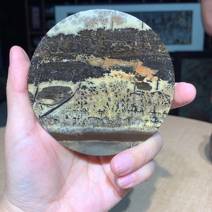 广西国画石摆件，观赏收藏