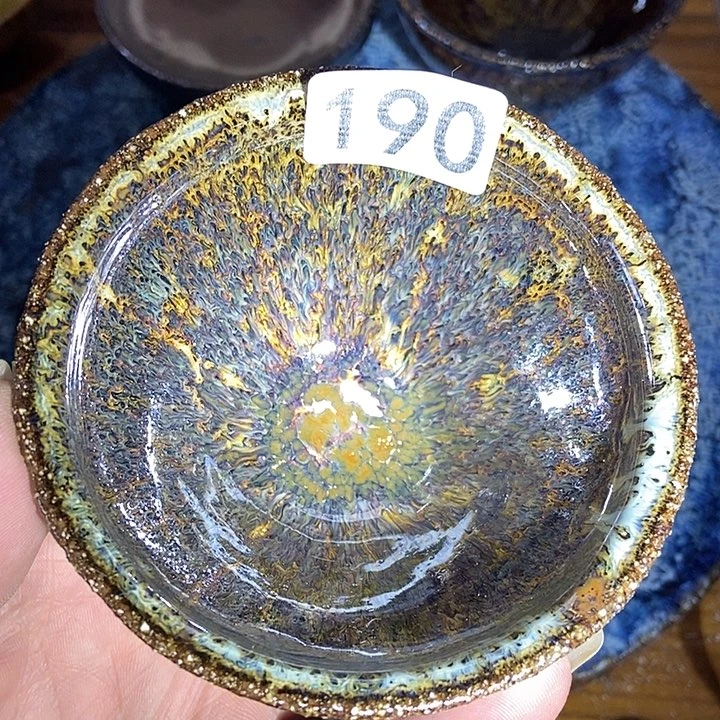 茶盏龙窑柴烧柴烧落灰