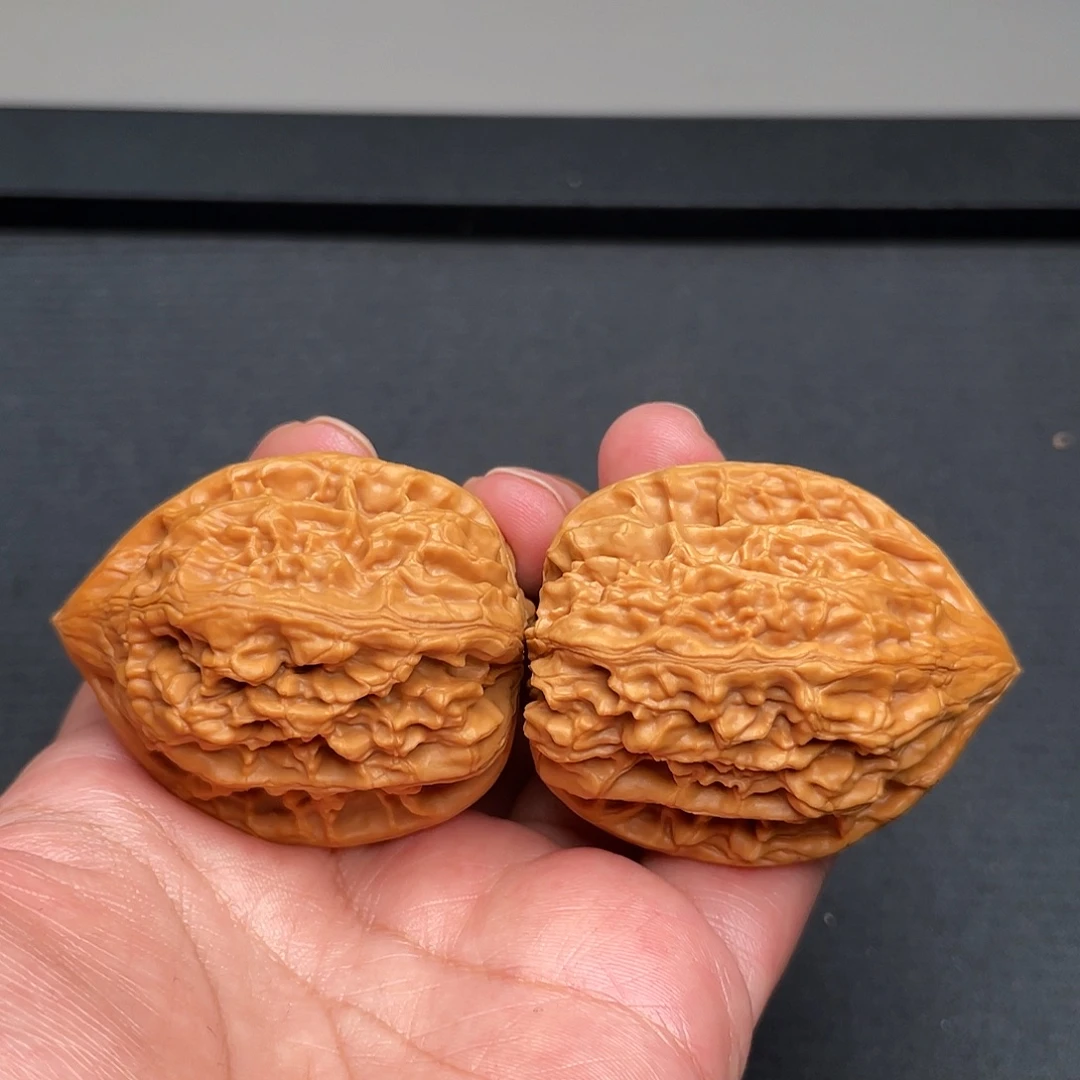 把件猴头核桃40×41×48精修打底老款鸡心XM3259