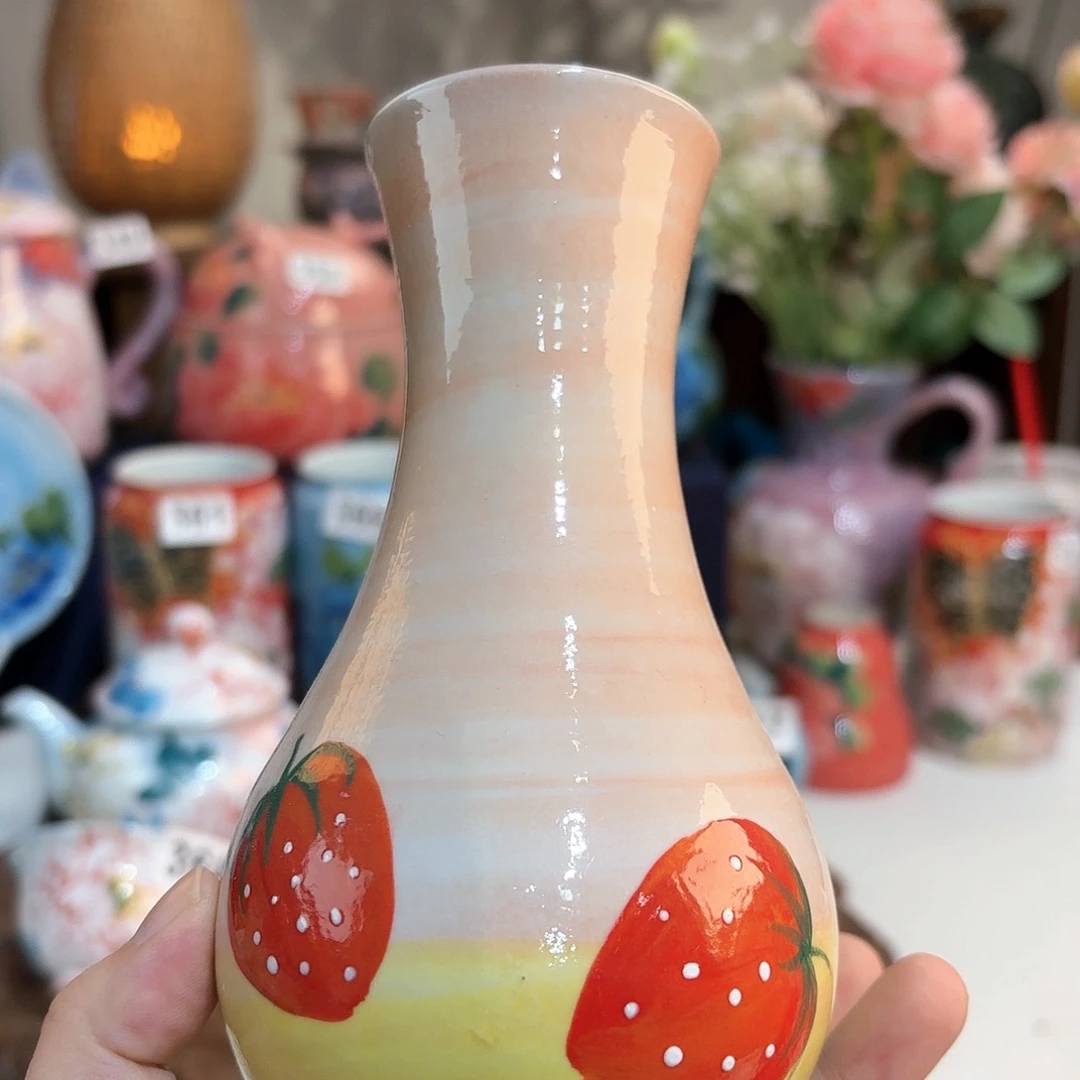 景德镇手绘高温釉下彩陶瓷茶具
