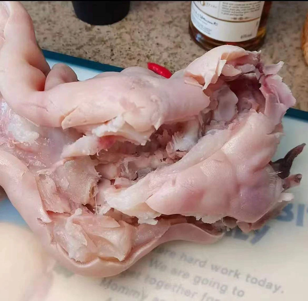 新鲜黄牛牛蹄熟牛蹄去主骨牛筋连云港发货鲜嫩营养美味