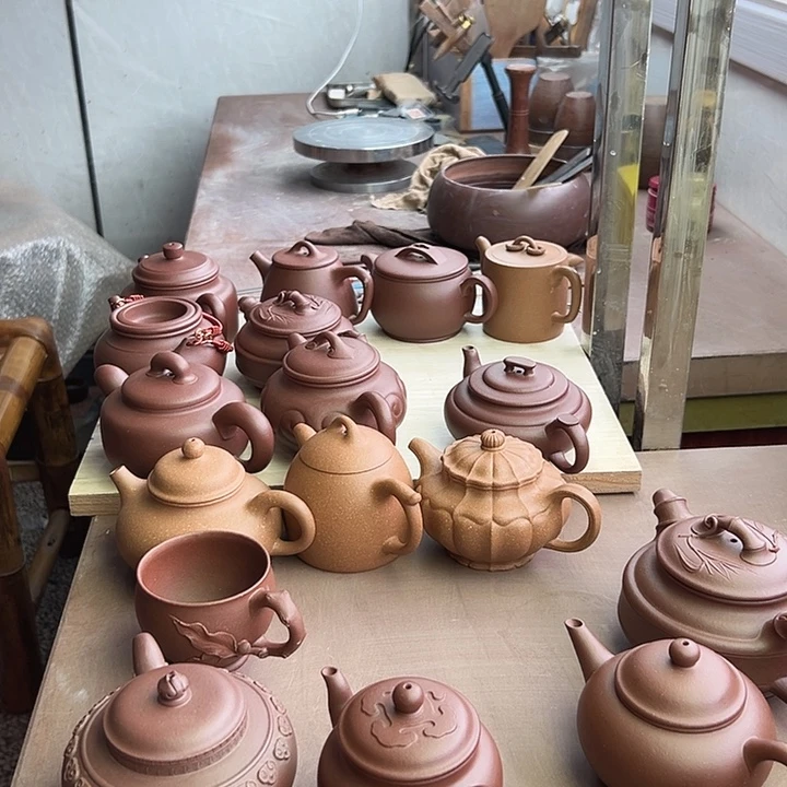 葉***生茶壶紫砂福利壶半手工制作