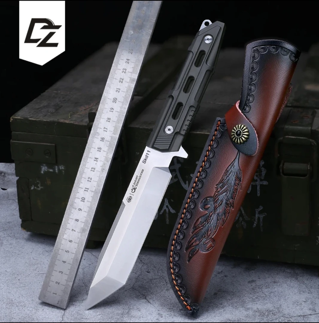 【猎人机甲】高硬度户外野营刀具露营刀多功能瓜果刀随身携带小刀