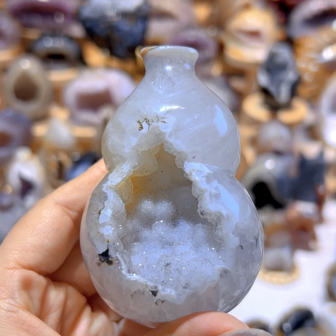 未镶嵌大型摆件（非配饰）水晶牙软葫芦