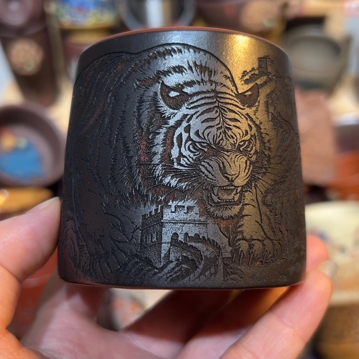 茶杯紫砂宜兴紫砂主人杯