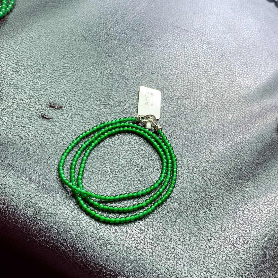 翡翠未镶嵌手链项链