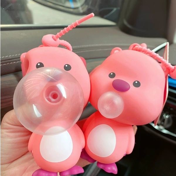网红爆款玩具卡皮巴拉捏捏乐解压玩具小海狸露比吐泡泡慢回弹玩具