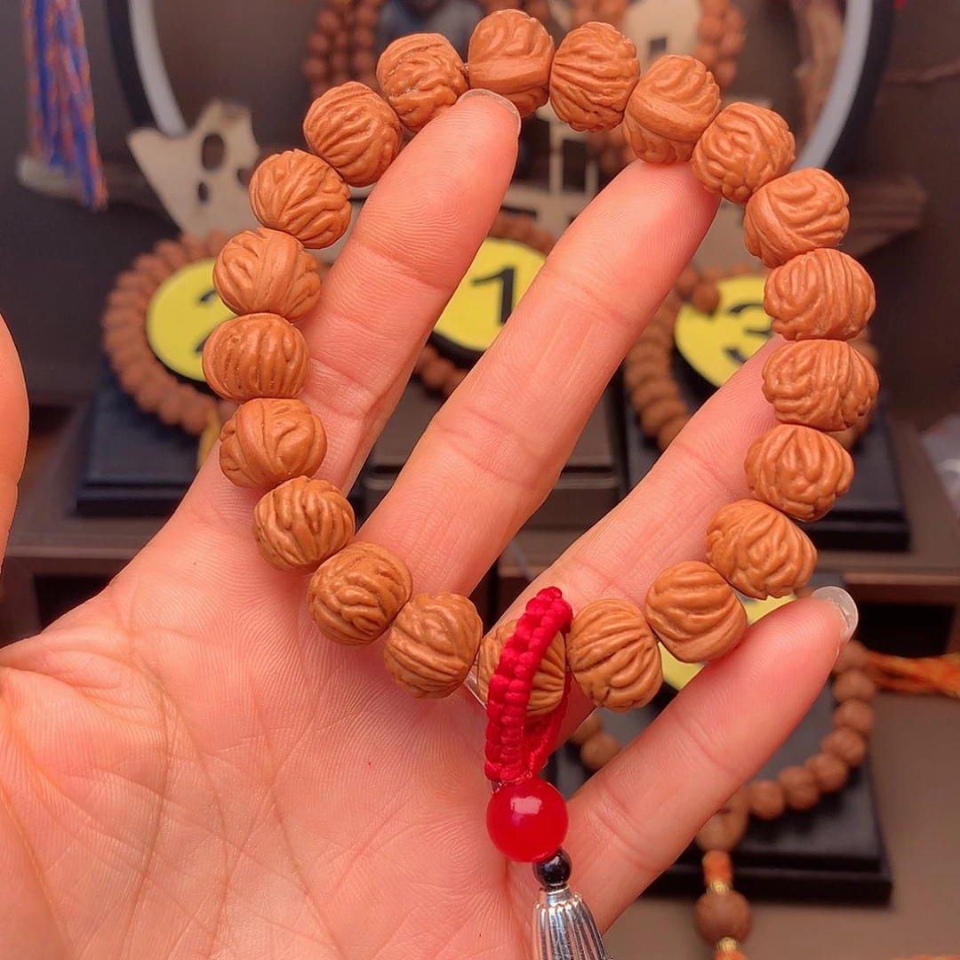 桃核吊坠野生新品14