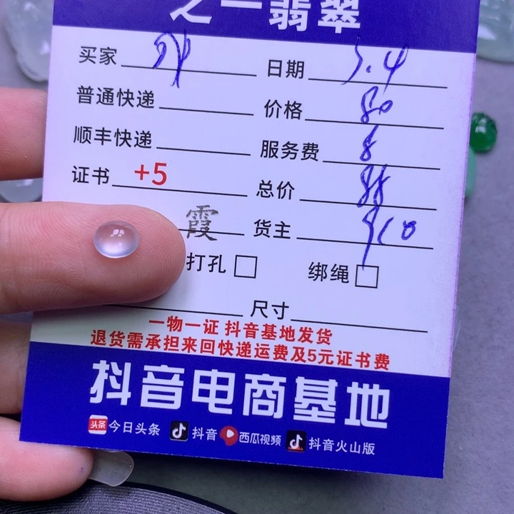 翡翠颈饰未镶嵌那****夏