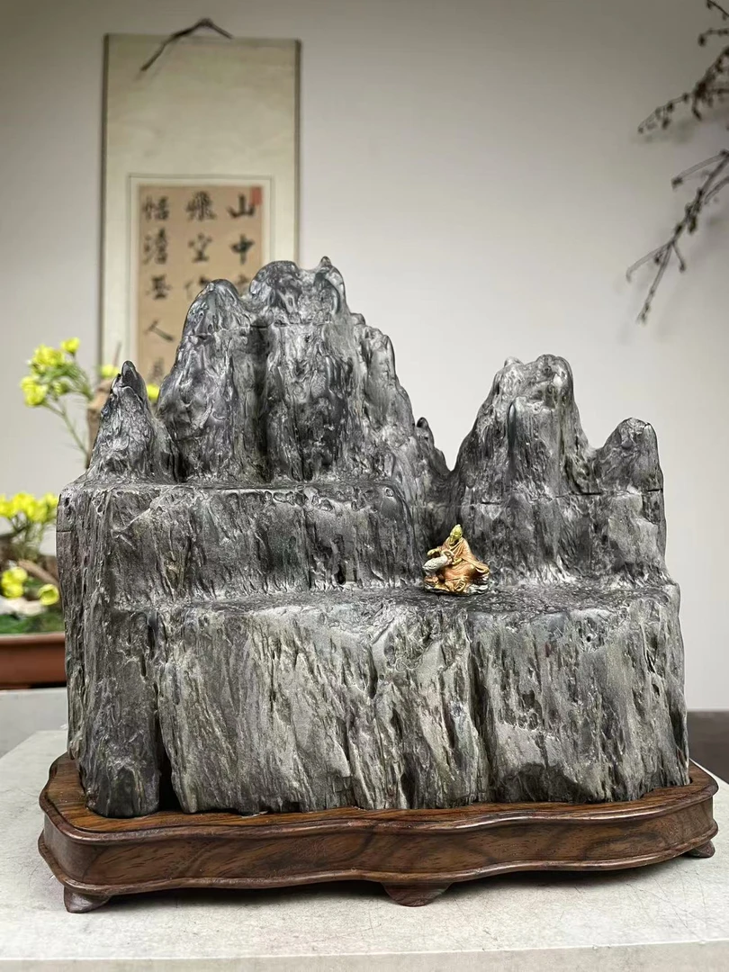 英德石奇石观赏石摆件