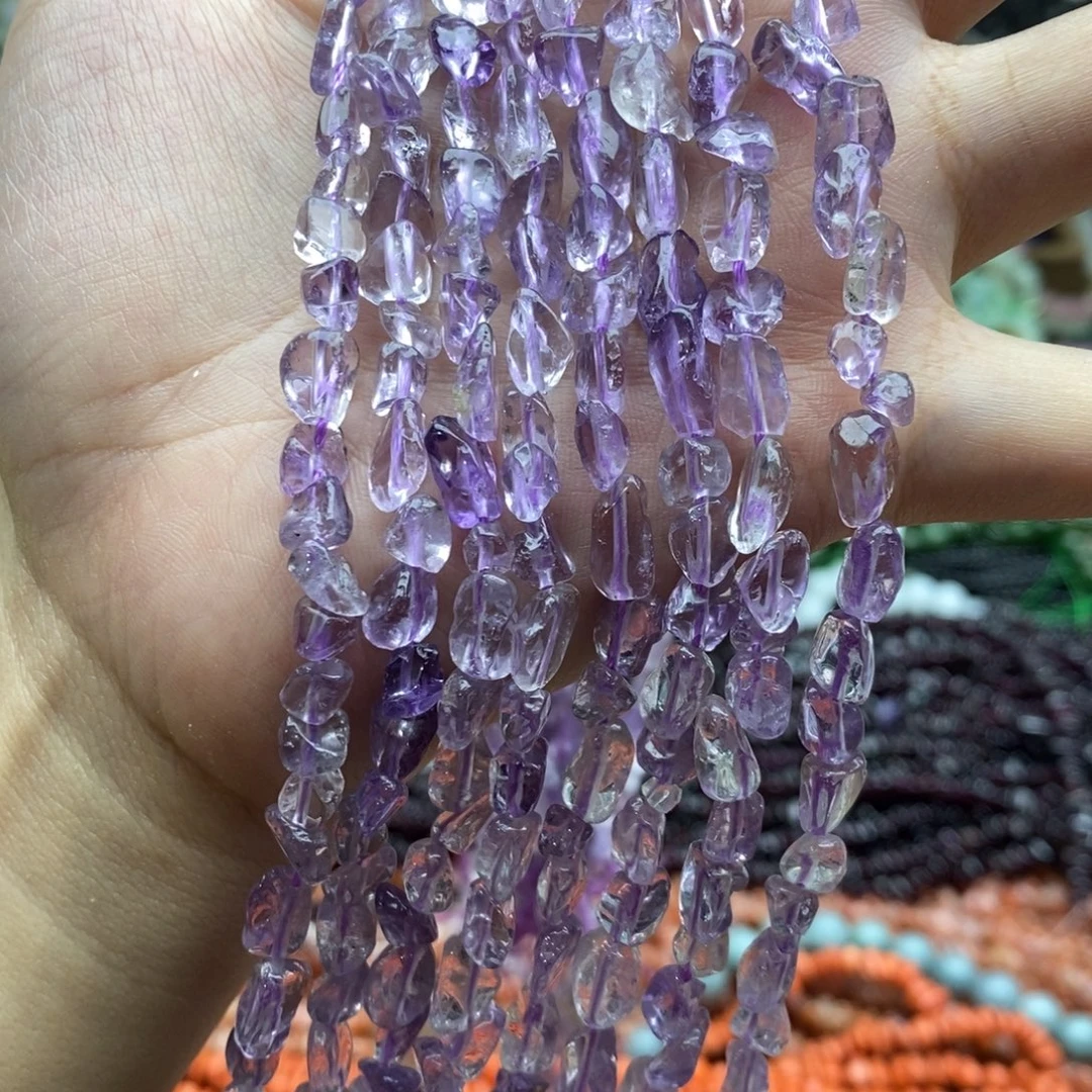玛瑙/玉髓未镶嵌珠宝半成品一条天然巴西紫水晶原石