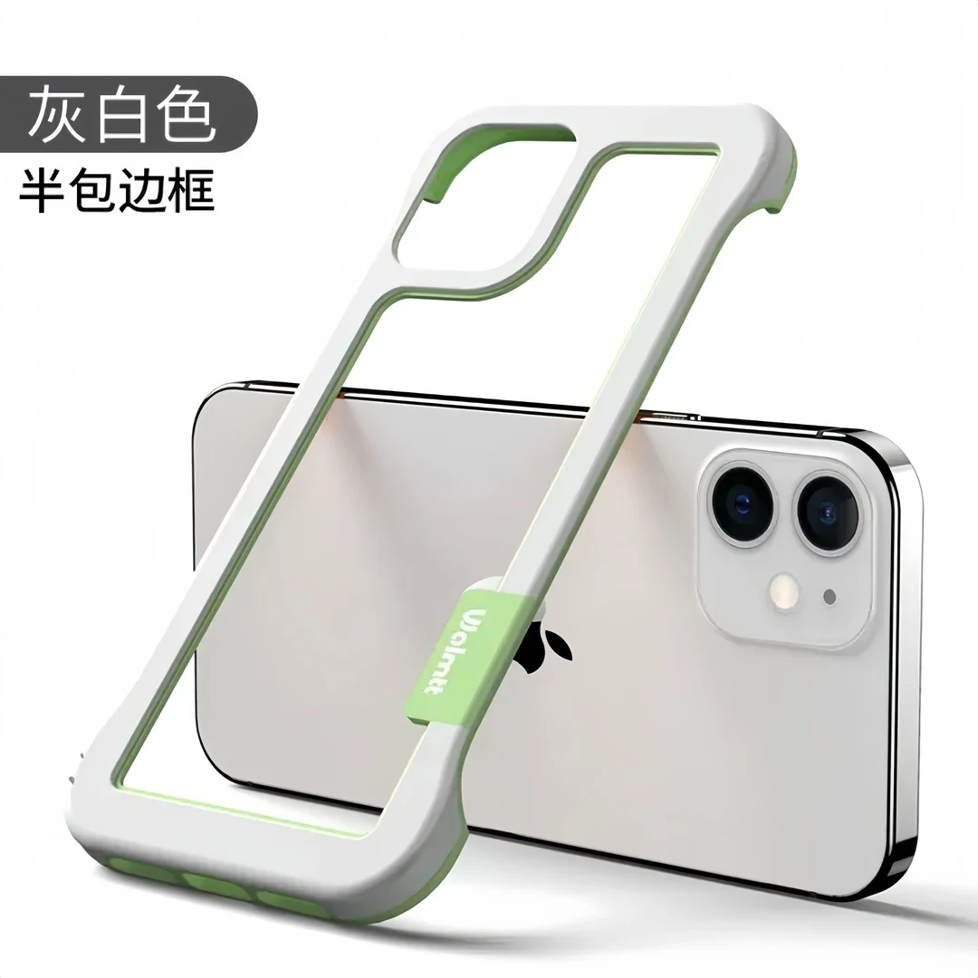 BANCA新款镂空无边框适用iPhone15/14/13手机壳防摔苹果16promax