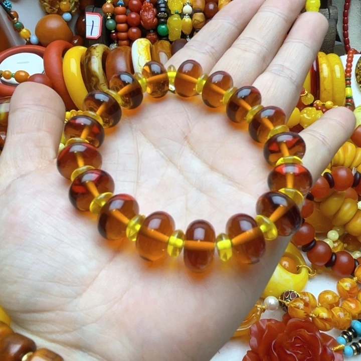 树脂制品43号棕色手串