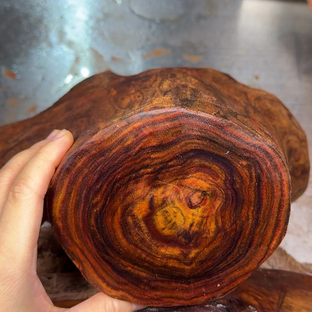 老***.黄花梨/降香黄檀把件20