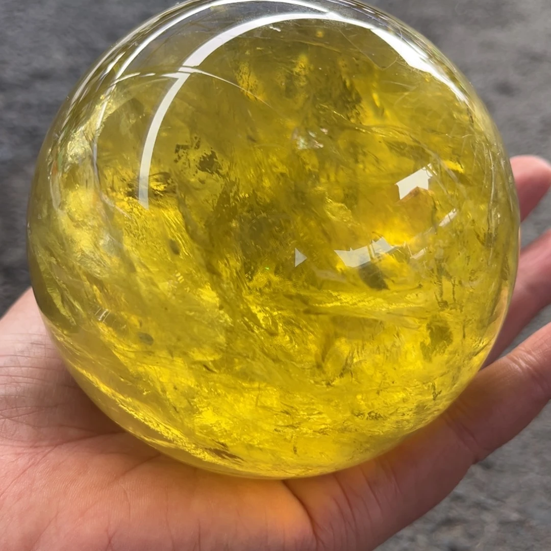 黄晶摆件未镶嵌未镶嵌天然黄水晶摆件