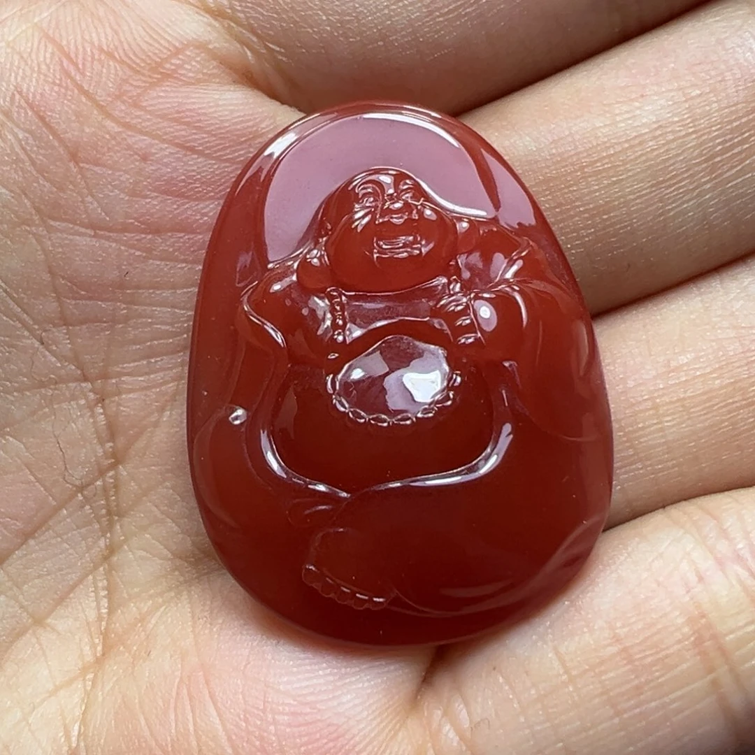 南红玛瑙未镶嵌吊坠