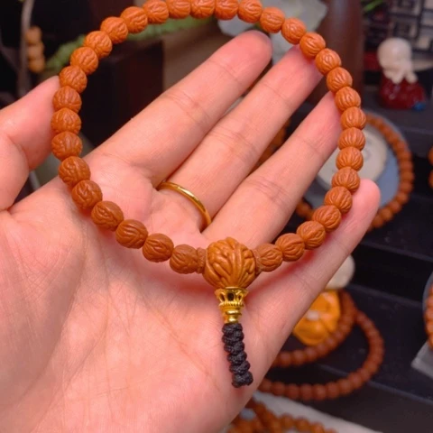 手串桃核四**书龙纹桃核