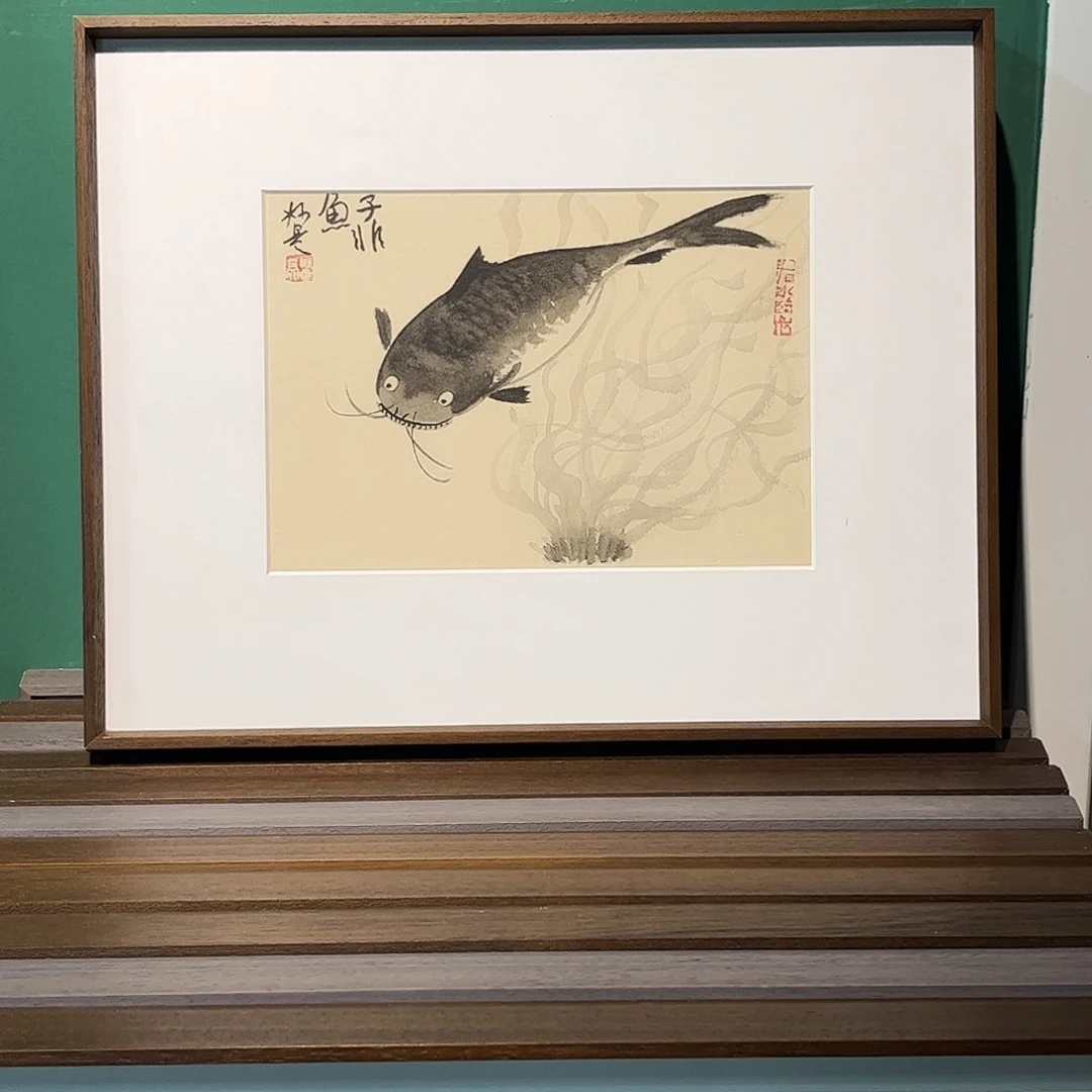 国画董亮带框精装裱福利