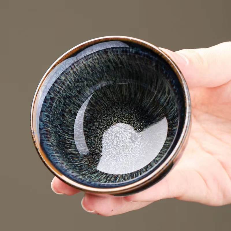 窑变陶瓷杯建盏天目釉