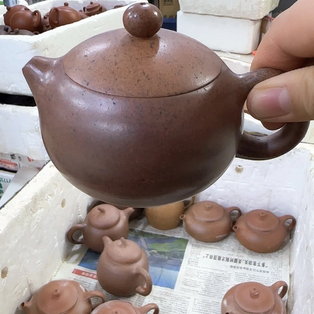 茶壶紫砂宜兴紫砂壶瑕疵处理