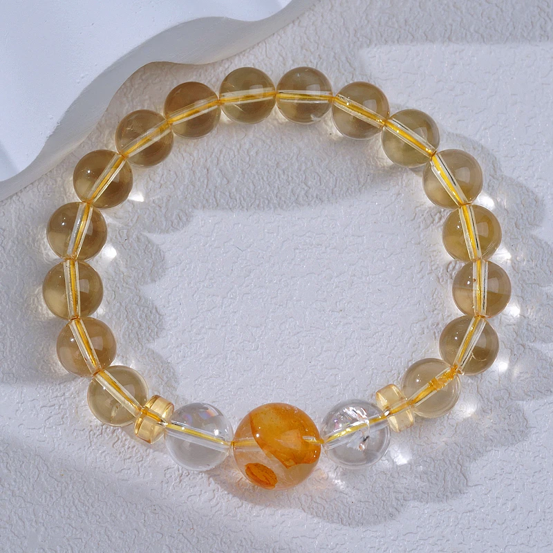 【成就聚金】水晶手串（天然珠宝多样性发其一）