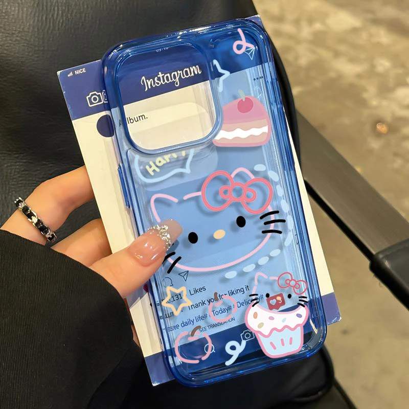 蛋糕凯蒂适用iPhone16苹果17/14_15PROMAX软胶13手机壳12防摔11X