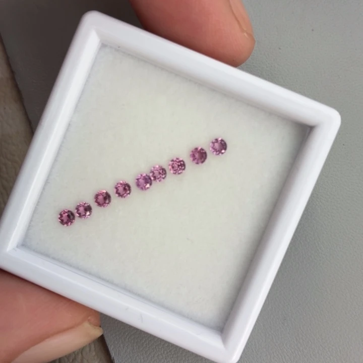 裸石未镶嵌石榴石裸石9粒