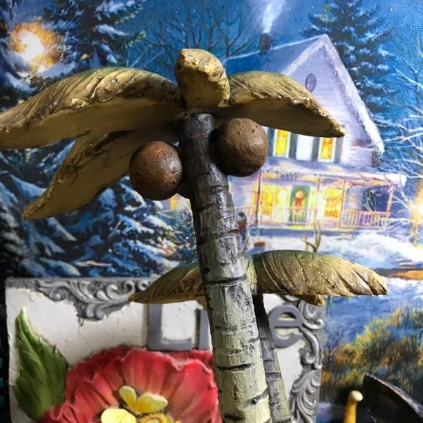 老货室内外装饰用仿真树脂椰子树仿生绿植摆件