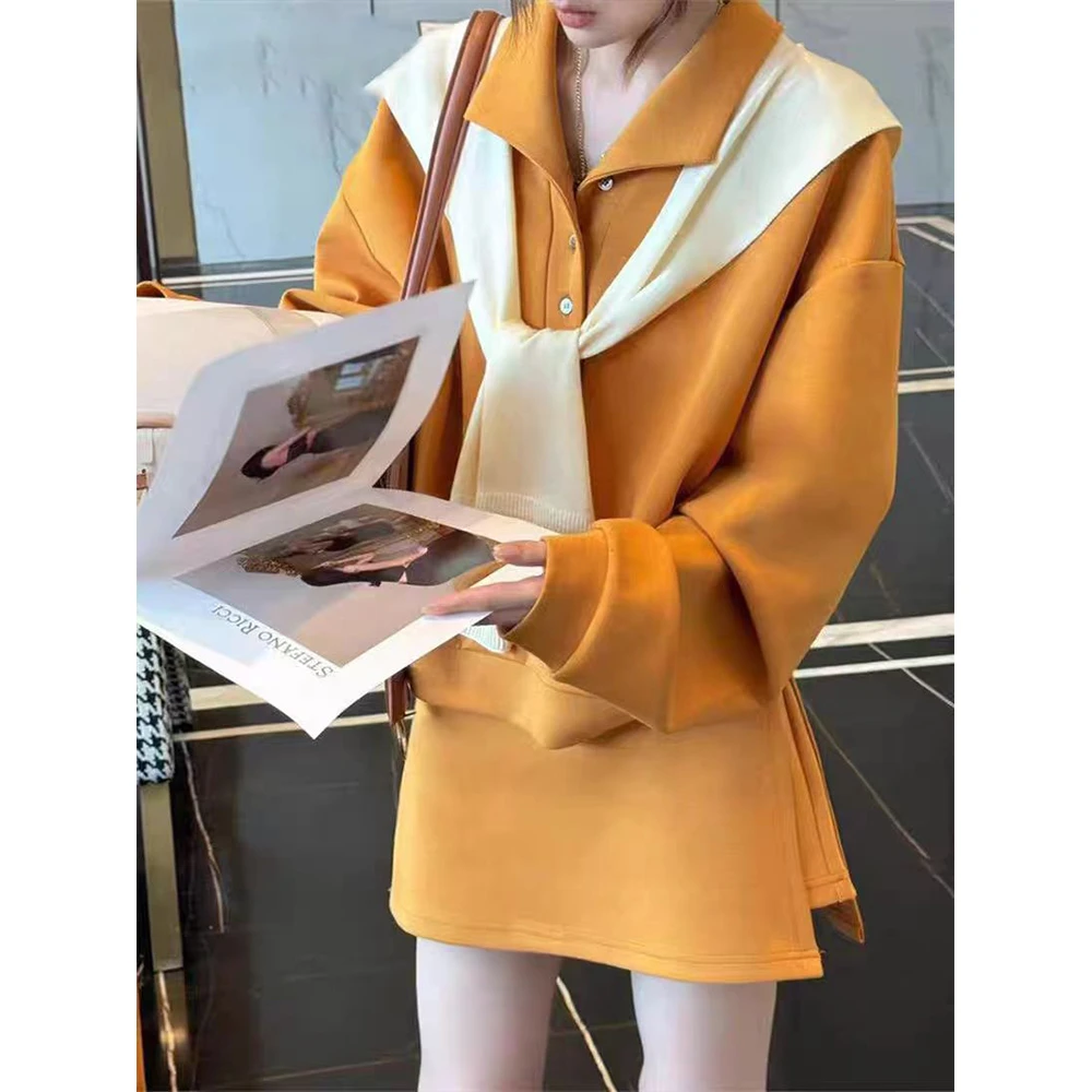 1090小个子穿搭早春出游2025新款卫衣短裙裤三件套装网红炸街