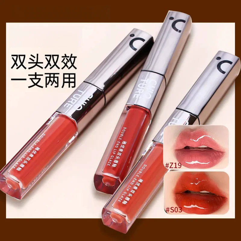 双头唇釉哑光水光不易掉色显白经典款口红打底